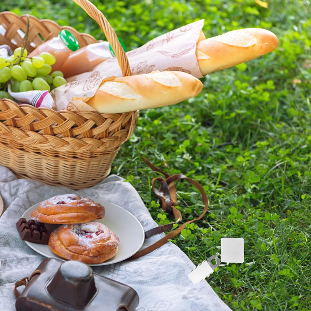 

8Pcs Marble Tablecloth Pendant Clips Square Heavy Table Weights for Picnic Outdoor Camping Table Cover Holders Decorative