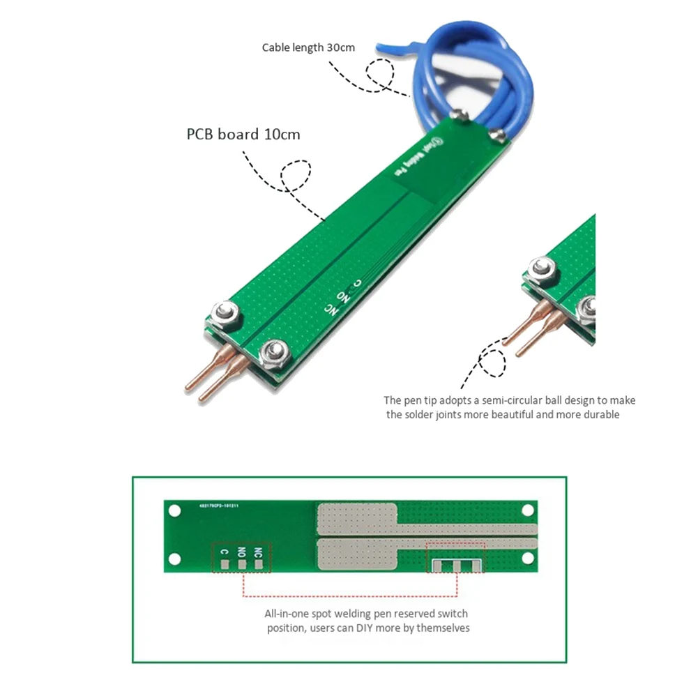 Spot Welding Pen Machine Welding 18650 Battery Spot Welding Pen DIY Integrated Handheld Spot Welder