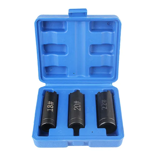 Rimocción de tuerca de embrague de motocicleta, 3 uds., manga de cuatro garras, 18mm, 20mm, 22mm, herramienta de llave de reparación de motocicleta, herramienta de extracción de disco de arranque