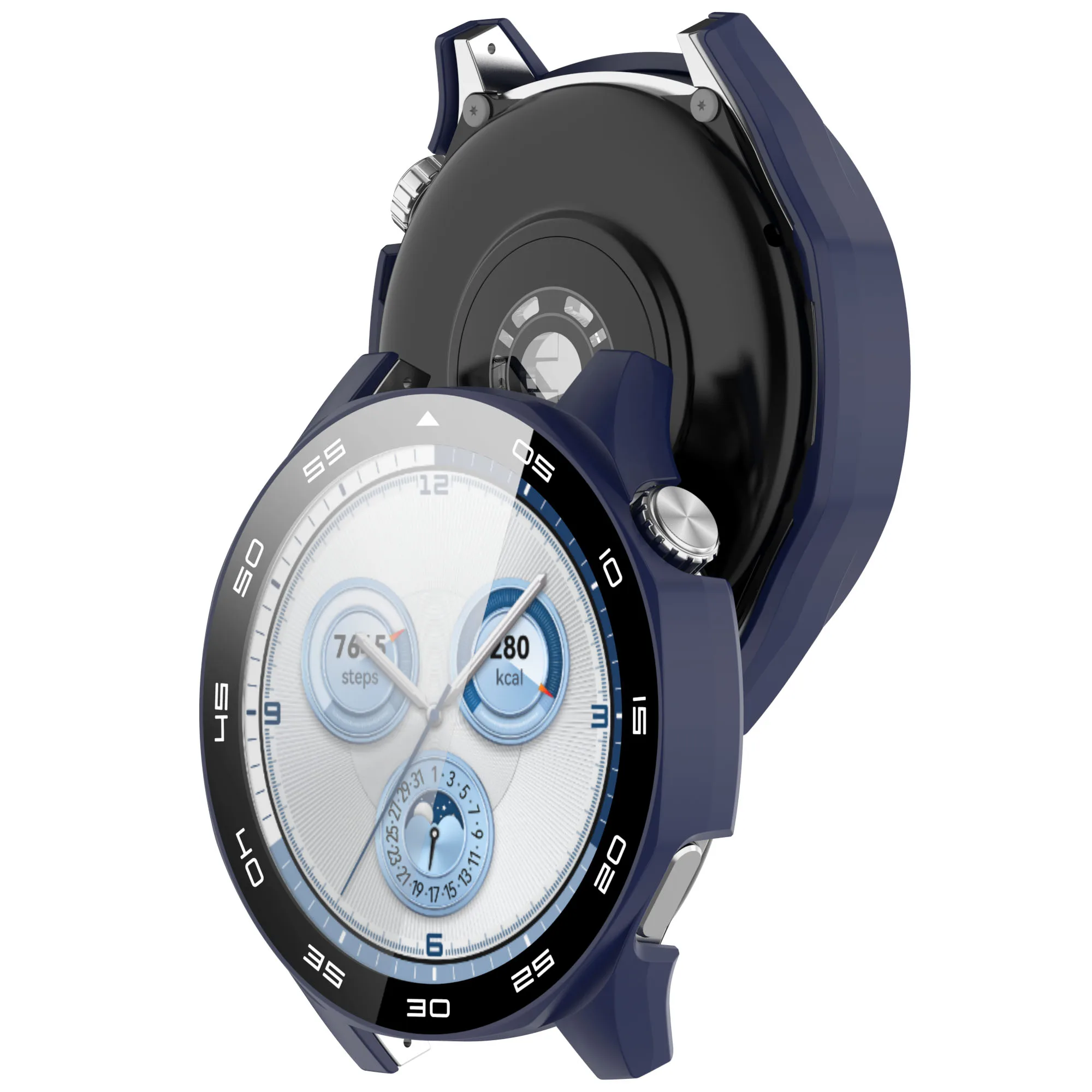 Hülle für Huawei Watch GT 5/GT5 Pro 46 mm, gehärtetes Glas, Displayschutzfolie und harter PC-Schutzstoßstange, Huawei GT5 Cover-Zubehör – Detail 37