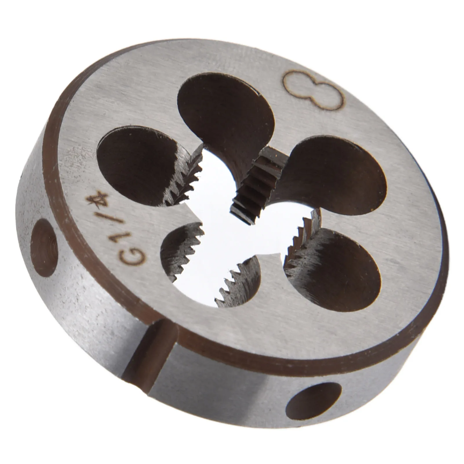 

Thread Die G1/4 Alloy Steel 5 Chip Holes Accurate Accessory Tool for Pipe Threading