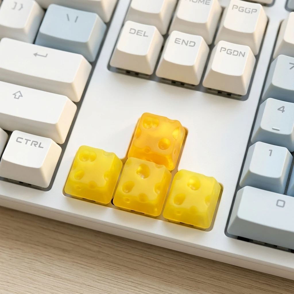4 buah Keycap Artisan Berbentu - 3D Printing Keycaps ulasan dan harga