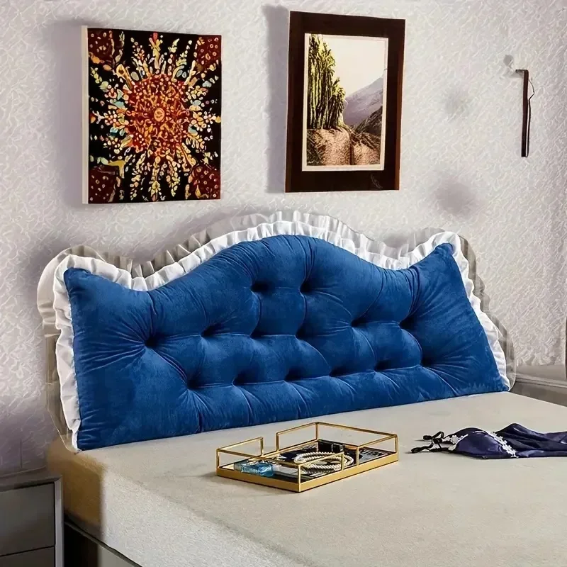 وسادة من القطيفة من حصير التاتامي، وسادة قراءة للرقبة من الدانتيل الناعم، وسادة سرير خلفية بجانب السرير، مسند ظهر كبير، مسند دعم