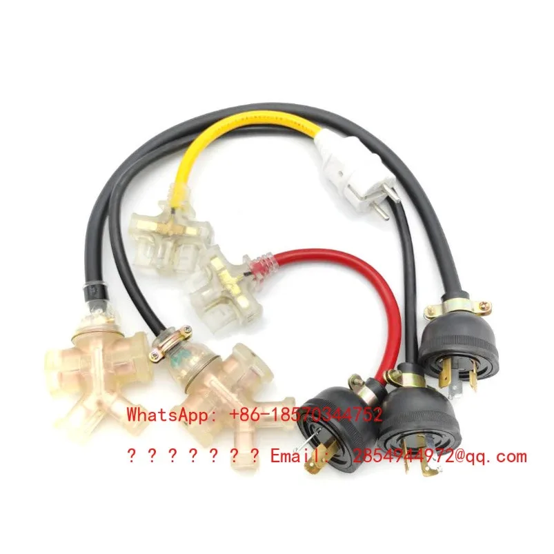Generator Accessories 2KW3KW 5/8 KW Output Plug Socket American European Anti-drop Plug Board