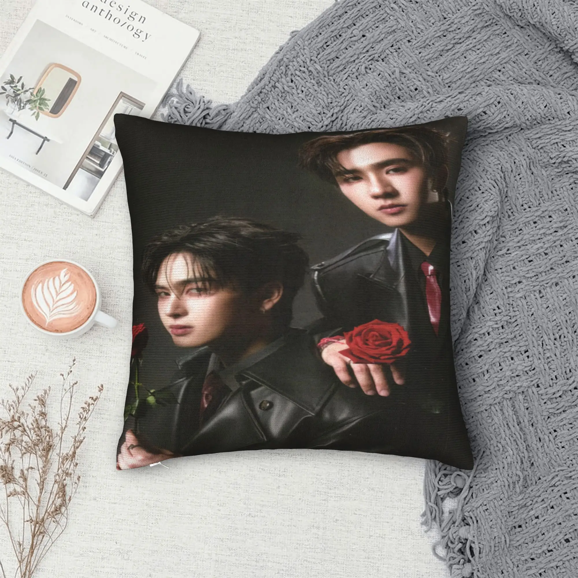 Pillow Case JASP.ER Group Comfy  Pillow Cover For Chair Sofa Home Decor Retro Trendy Pillowcases