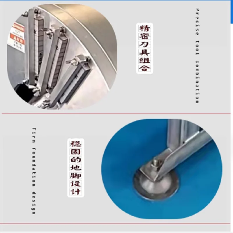 آلة تقطيع فواكه الخضروات المقاومة للصدأ، شرائط الزنجبيل والجزر