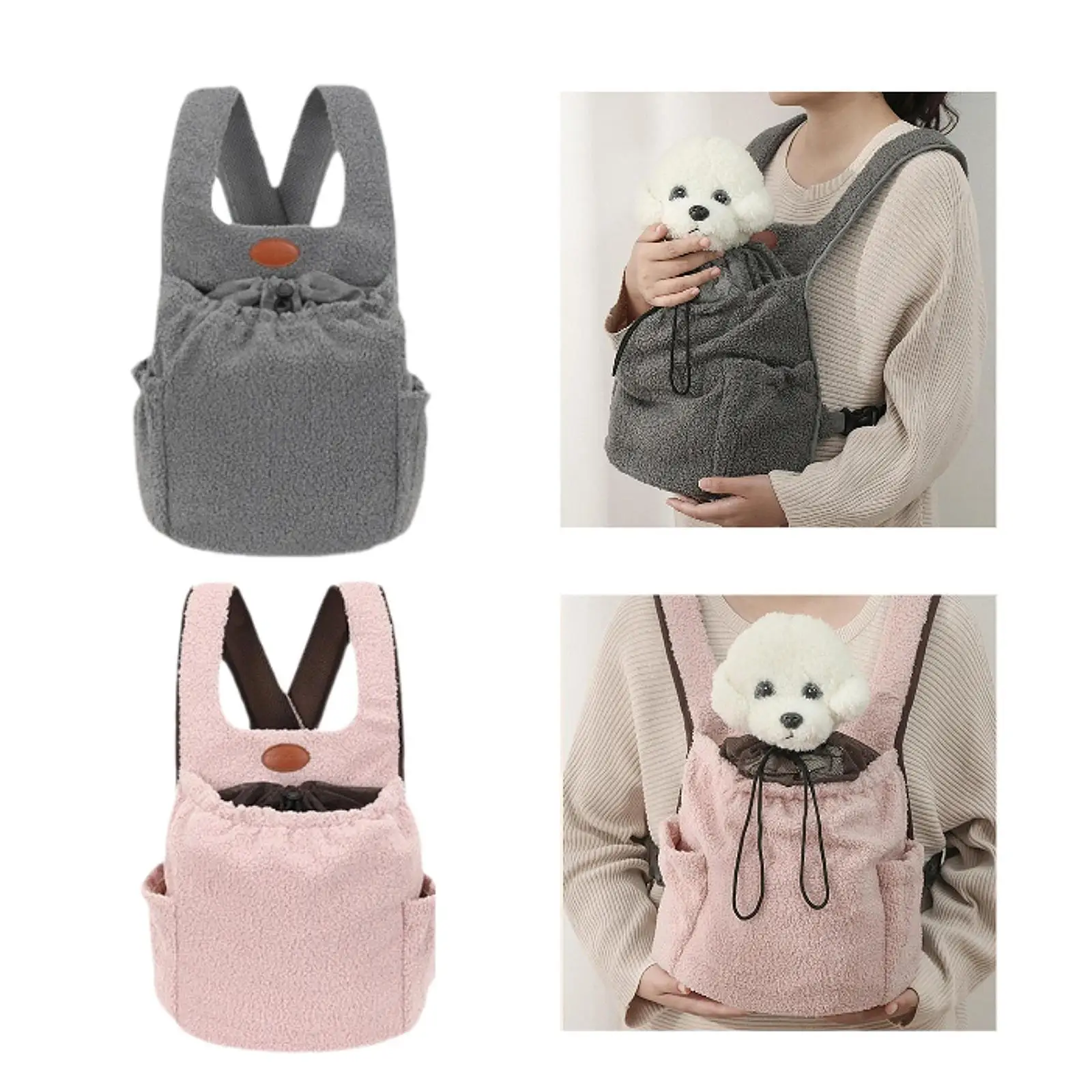 

Pet Carrier Backpack Pet Supplies Breathable Portable Unique Dog Front Pack