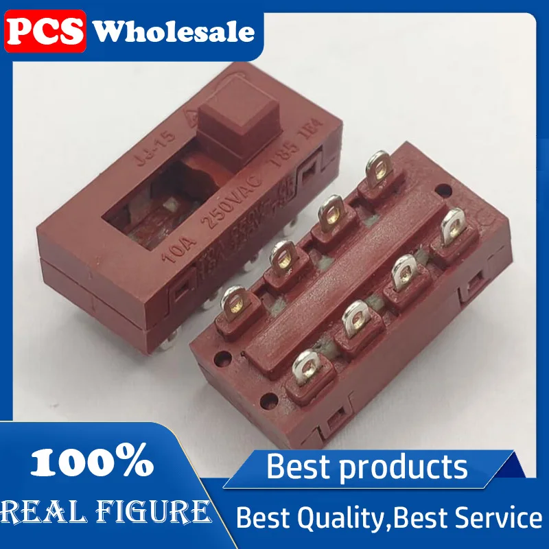 Hair dryer switch JJ-15 sliding switch with 8 pins 3-speed 10A 250V T85 toggle switch