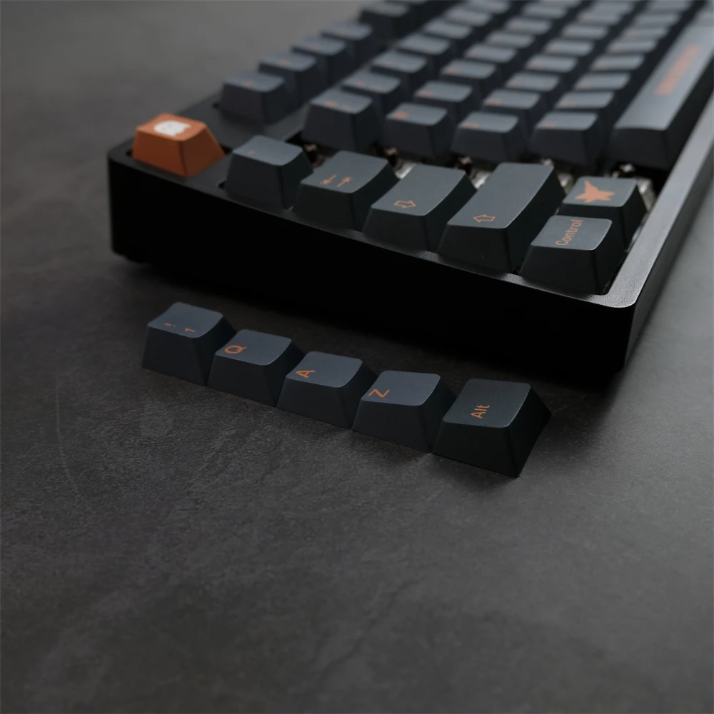 Колпачки клавиш GMK Stealth, колпачки клавиш PBT Cherry для механической клавиатуры DZ60/RK61/64/gk61/68/75/84/980/104 Gateron MX Switch, колпачки клавиш GMK