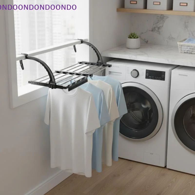 Foldable Stainless Steel Radiator Drying Rack No Drill Easy Storage for Towels Shoes Kids Clothes Balcony Use 5