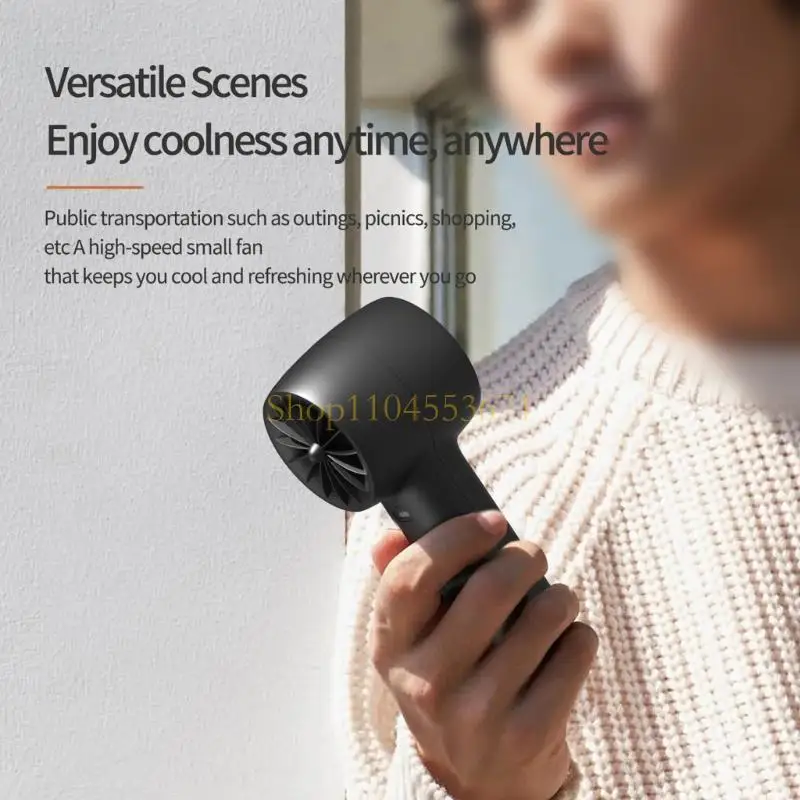 Venda Flash Ventilador portátil com bateria 3000mah, ventilador recarregável com display digital, ventilador pequeno e