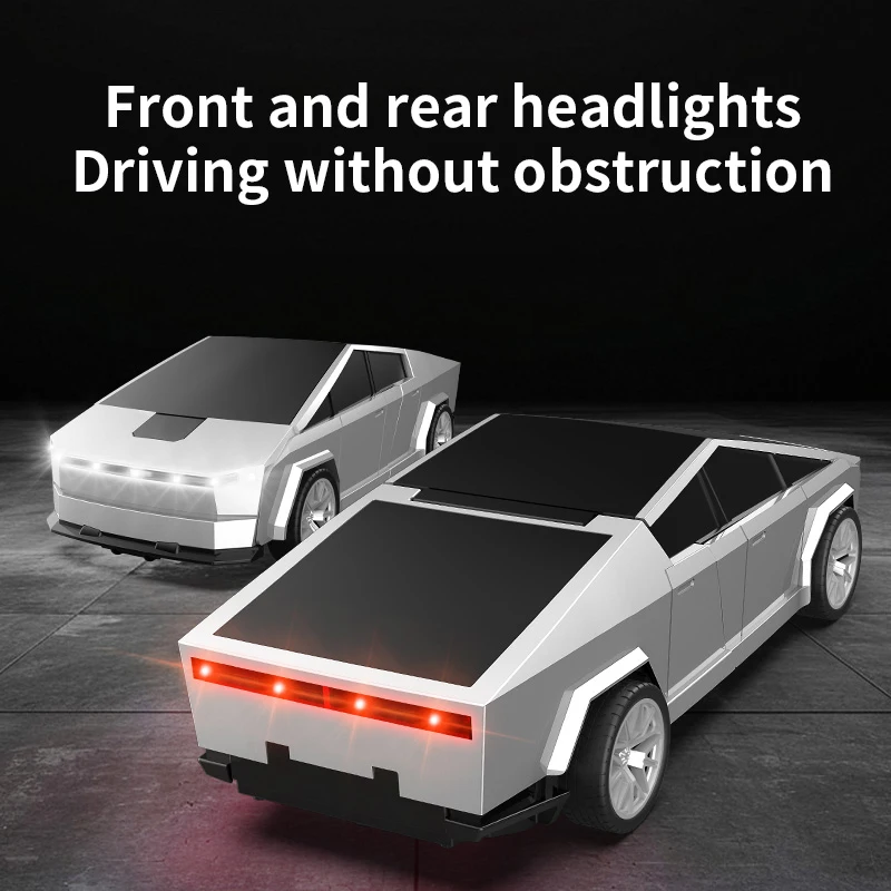 سيارة سباق عن بعد قابلة للتحويل بنقرة واحدة 2.4G، 6 قنوات، نموذج سيارة سباق للأولاد، سيارة لعبة، مع 360 ° أضواء دوارة #5