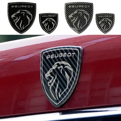 Lion Car Front Grille Emblem for Peugeot 406 405 205 3008 206 5008 308 208 408 508 407 107 307 Auto Rear Trunk Sticker Badge