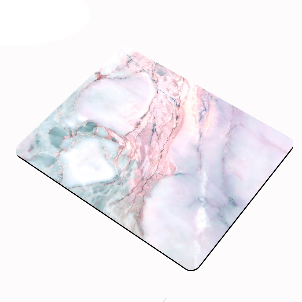 Drop shipping Pink Marble Pattern Small Mouse Pad Gaming Accessories Notebook Keyboard Pad Desk Mat Desktop MousePads for LOL