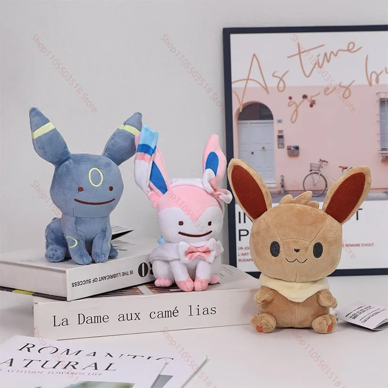 Pokémon Plüsch Cartoon Kawaii Puppe Ditto Charmander Mimikyu Umbreon Sylveon Gengar Squirtl Lapras Dragonite Oddish Omanyte Eevee – Detail 6