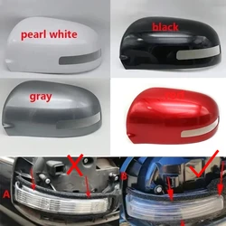 For Mitsubishi Outlander 2013-2018 Outside Rearview Mirror Cover Lid Wing Door Shell Cap Housing