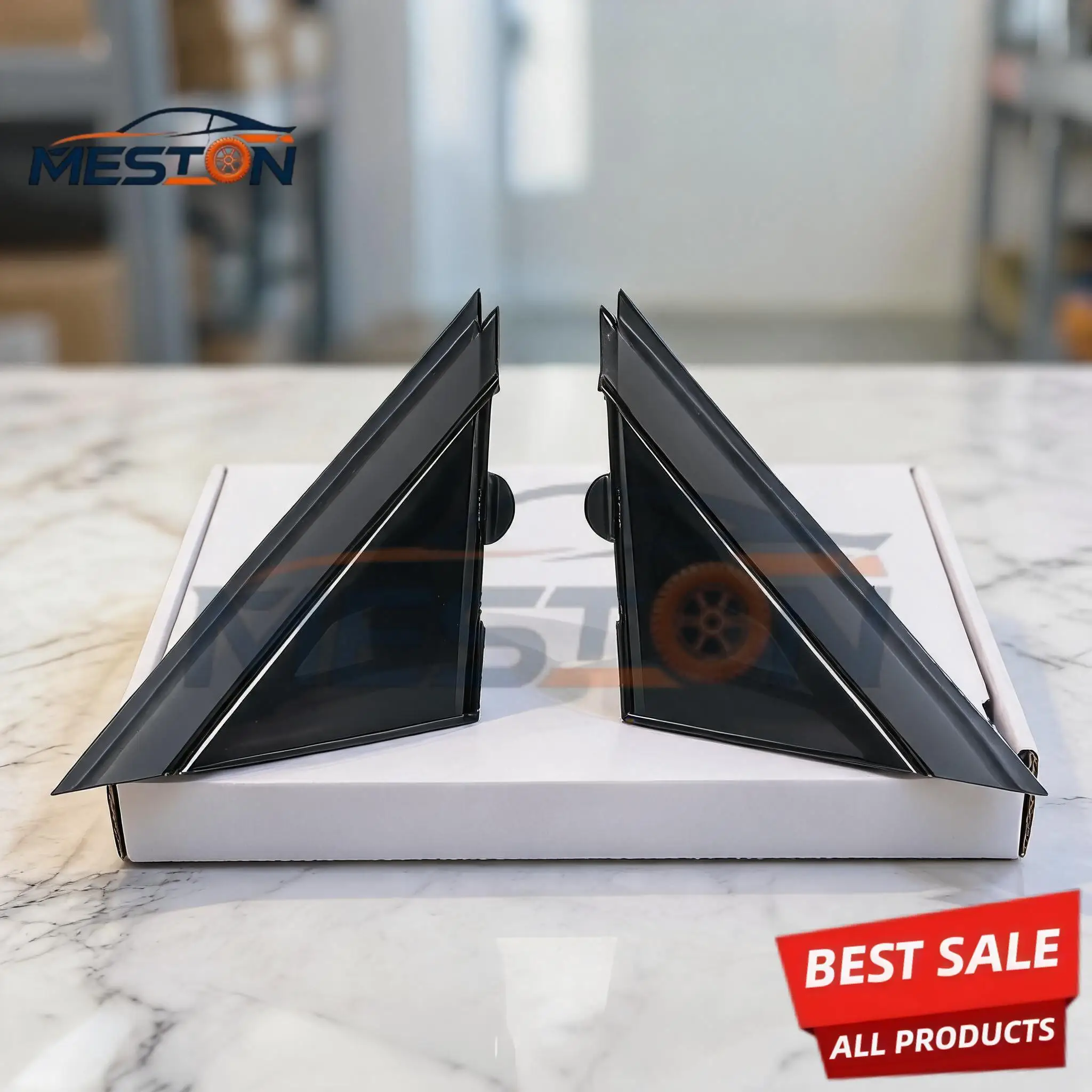 For FIAT 1SH17KX7AA 1SH16KX7AA Door Mirror Triangle Plate Cover for 500 (2012-2019)