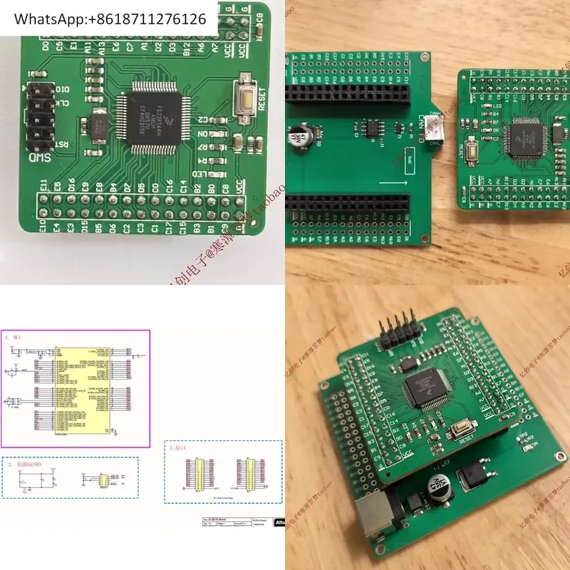 1pcs S32K144 Development Board FS32K144 Core Module Automotive Electronics Microcontroller P64 Package MCU Evaluation Kit for