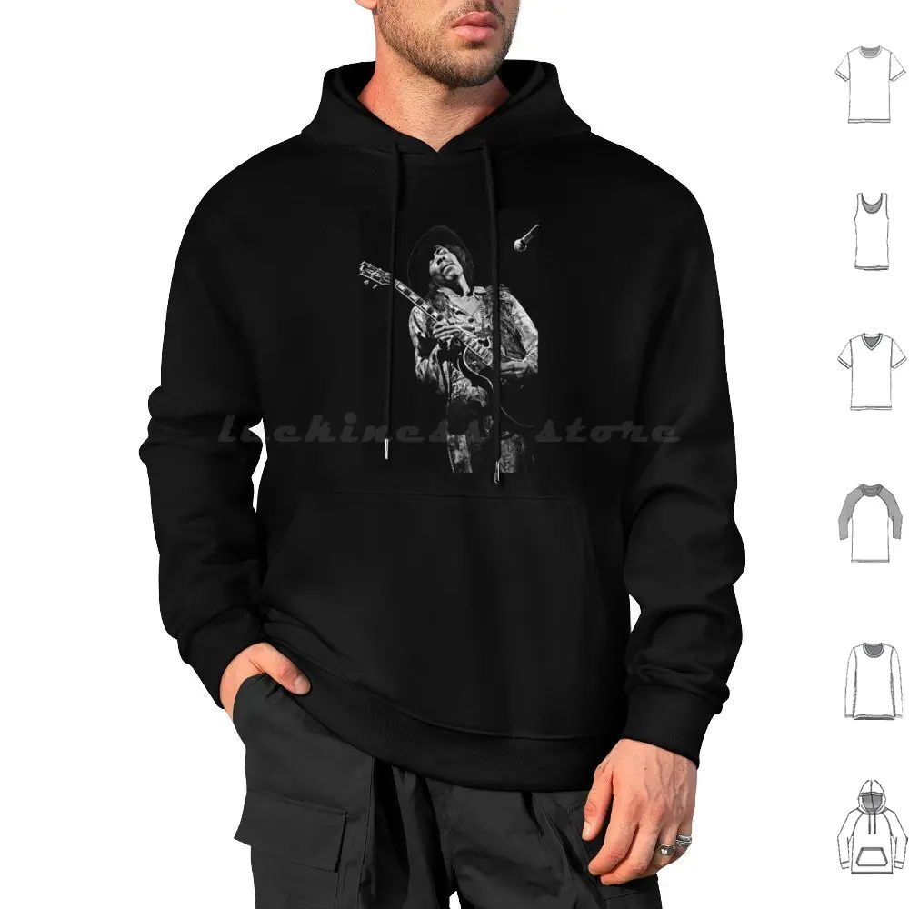 Alternative Music Legends Hoodies Long Sleeve Album Music Jimi Tour Guitar 70s Voodoo Child Classic Psychedelic