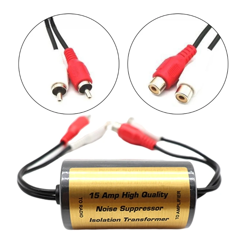 Ground Noise Isolator, Amplifier Noise Filter for Car Radio & Home Stereo,Feedback Isolator, Noise Suppresso