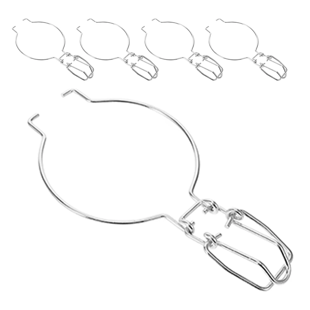 

5pcs Sealing Jar Buckle Replacement Clips Reinforced Wire Lock Ring Glass Container Tight Seal Closure Spring Design for Mason
