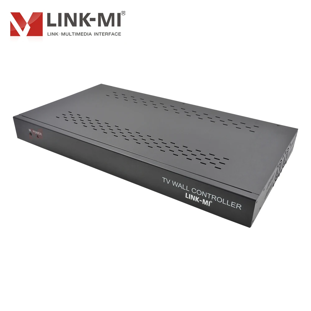 3x4 Video Wall Controller 1080P with Zoom Function, HDMI/DVI/VGA/USB Input, front panel buttons,remote/RS-232/central Control