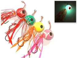 200g/180g/150g/120g/100g/80g/60g tenya Glow luminoso Kabura Pesca Slider Snapper/Sea bream Jig head con gonna jigging lure