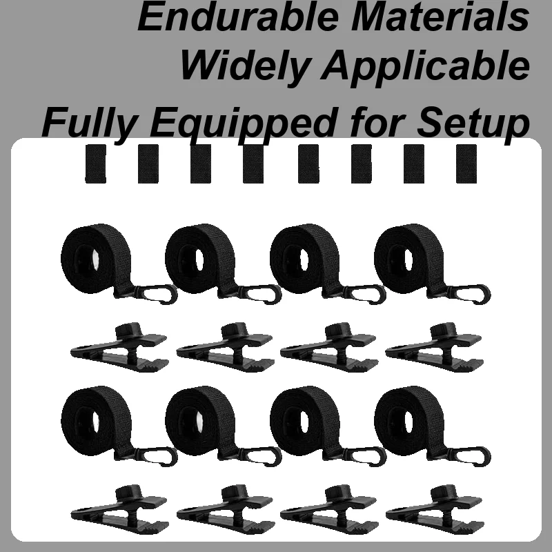 

Solar Pool Cover Straps For Reel Pool Cover Straps For Reel UV-Resistant With Hooks Clips Replacement Grommets For Recreation
