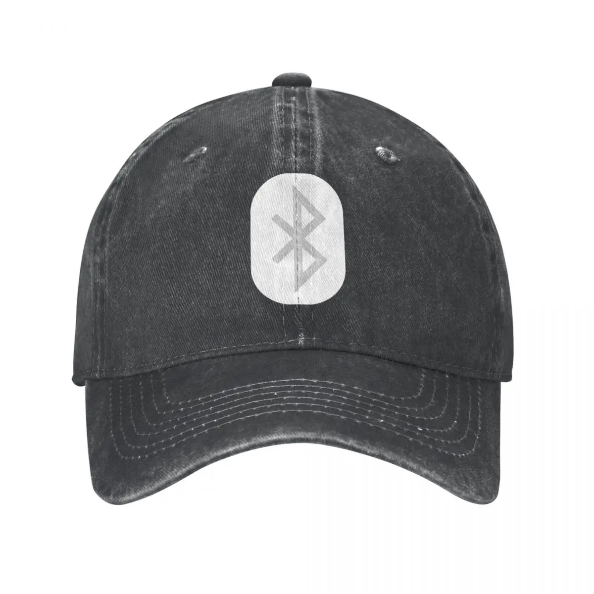 Vintage Bluetooth Logo Icon Baseball Cap for Men Women Distressed Denim Headwear Outdoor Summer Hats Cap