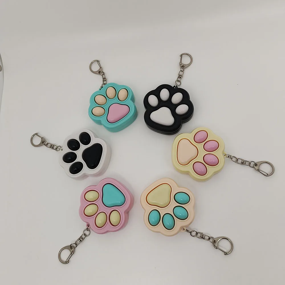 Cartone animato Kawaii gatto artiglio pulsante decompressione giocattolo portachiavi ciondolo coppia carina borsa auto ciondolo portachiavi creativo