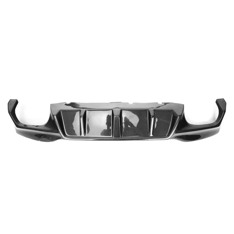 High Quality 3PCS Carbon Fiber  Rear Diffuser Lip 3D Design Style