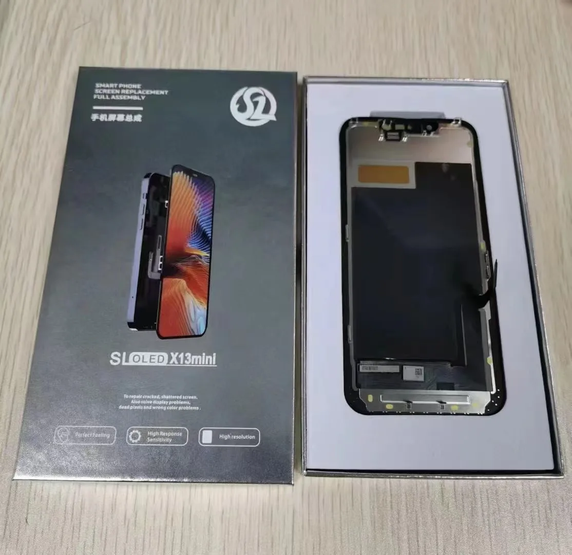 SL Tested New OLED 12 pro Display For iPhone XS / 11 Pro / 12 Mini / 13 Mini / 14 Plus LCD and Touch Screen Digitizer Assembly