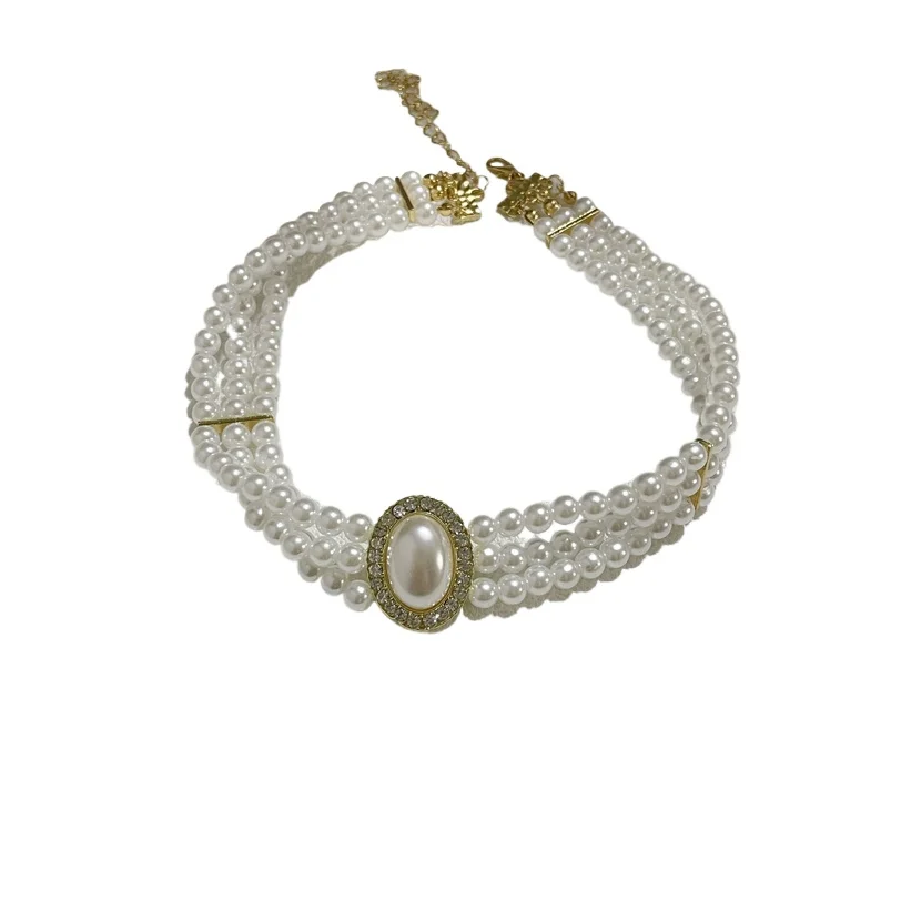 

GENUINE SOUTH SEA WHITE ROUND PEARL NECKLACE &