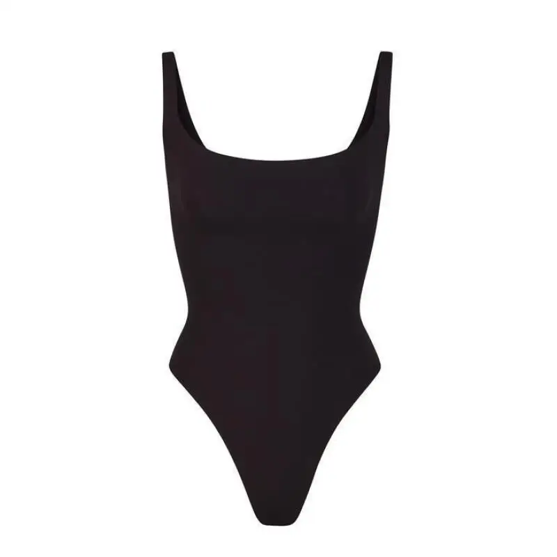 Jumpsuit Women Sexy Ice Silk Shapewear Camisole Jumpsuit Solid Color Slim Fit Inner Lining Backless Summer Fashion New Romper - Image 5