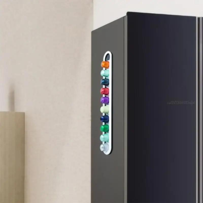 27RB Coffee Pods Holder Holder Organizers عرض المنظمين قرون الملمس الأكريليك مناسب لعرض كوب مسحوق