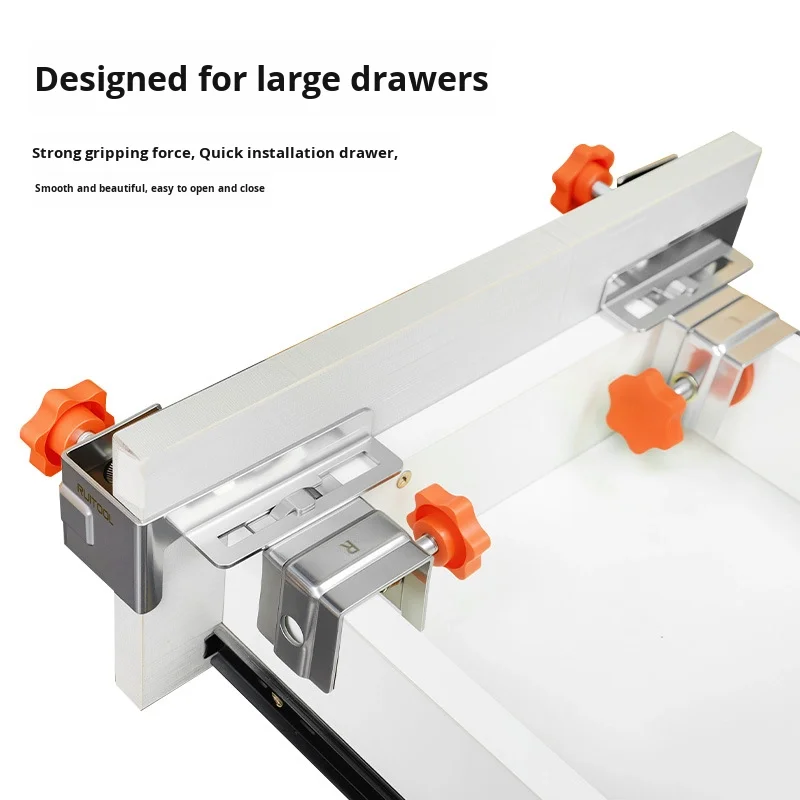 

Утолщенная панель ящика из нержавеющей стали с фиксированным зажимом для высокой боковой установки ящика Метрическая установка для деревообработки