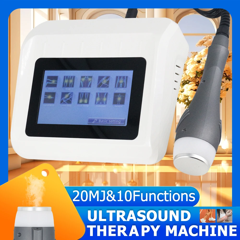 

20MJ Physiotherapy Therapeutic Ultrasound Massager Body Muscle Pain Relief Ultrasonic Therapy Machine Body Massage Health Care