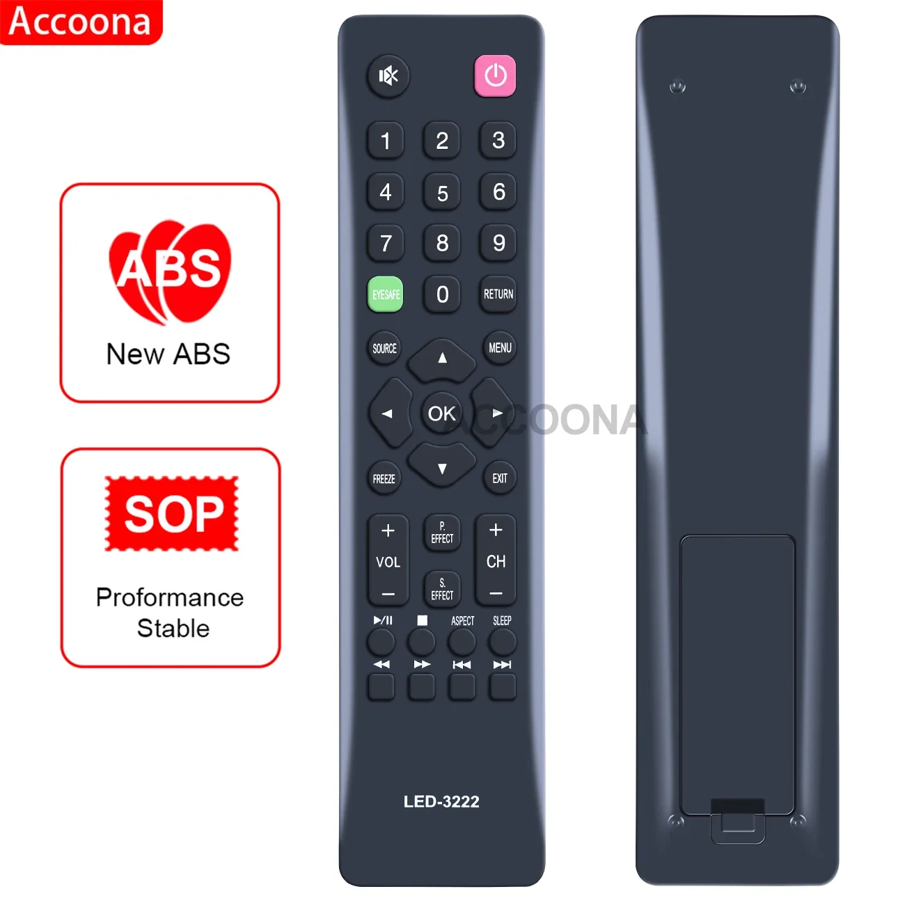 

Accoona New Original Remote Control LED-3222 for INTEX 32 Inch LCD LED HD-Ready TV TV's Remote Control 539C-260201-W320