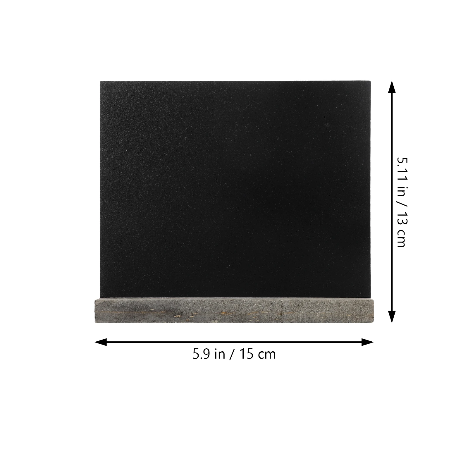

8 Pcs Small Wooden Blackboard Crafts Tabletop Chalkboard Sign with Stand Signs Desktop Bamboo