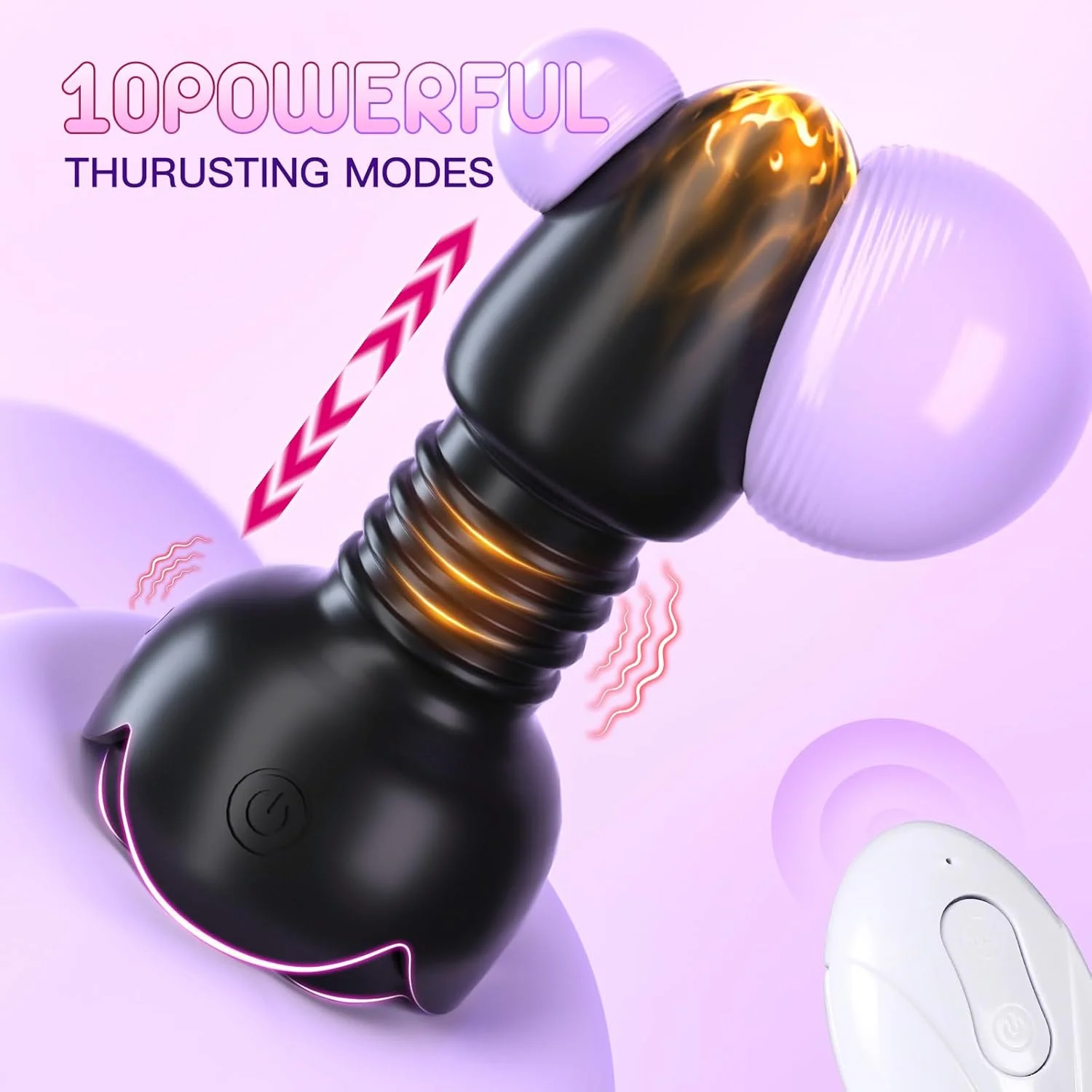 Telescopic Anal Butt Plug Vibrator Wireless Remote Prostate Massager Female Vagina Masturbator for Adult Sex Toys for Women Men