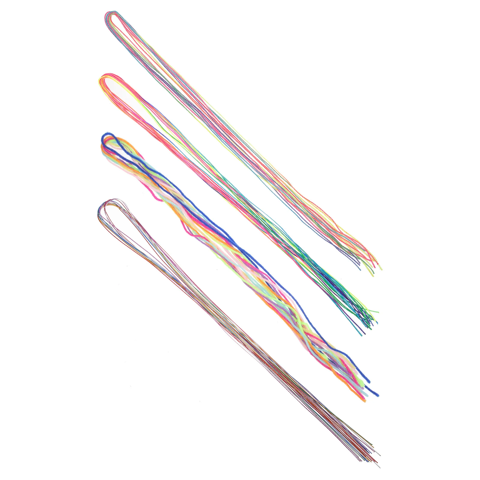 36Pcs Braided Hair Rope Set Vibrant Cloth String for Easy to Use Hair Ornament for Cosplay Festival Daily Styling