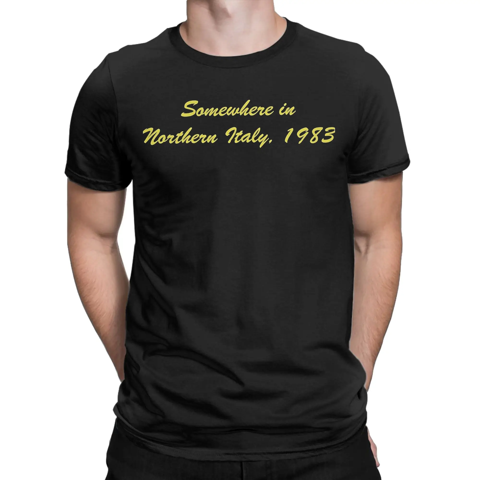 Somewhere In Northern Italy T Shirts for Men 100% Cotton Leisure T-Shirt Crew Neck  Tees Short Sleeve Tops Plus Size