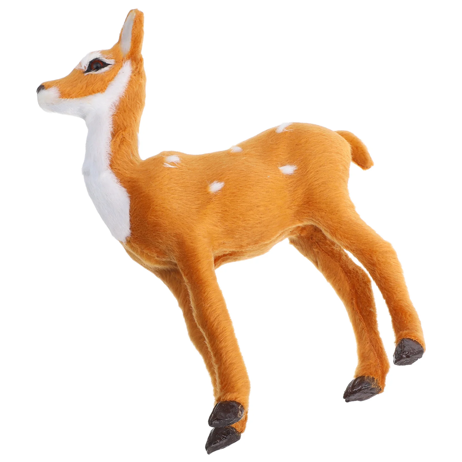 

Holiday Elk Decor Easy to Display on Any Surface Sturdy Non Fragile Xmas Deer Adornment for Dining Table Living Room Christmas
