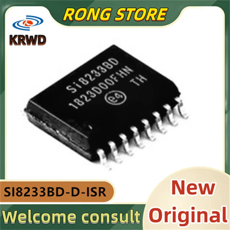 

10pcs SI8233BD New and Original SI8233BD-D-ISR SI8233 SOP16