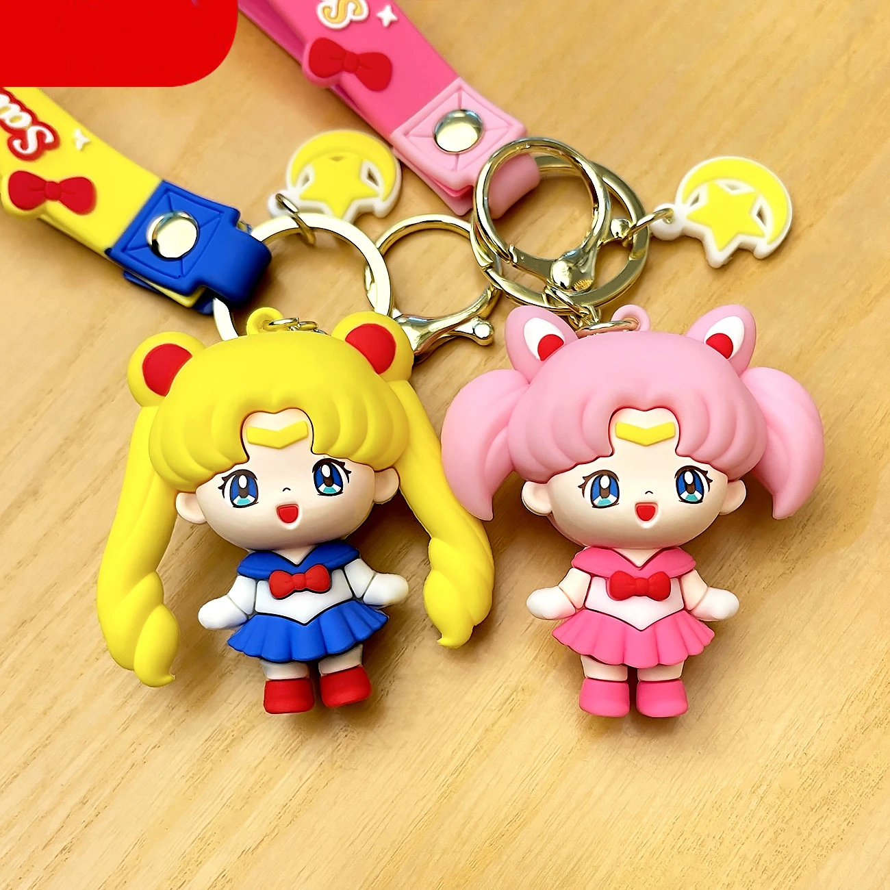 LLavero de Anime Sailor Moon Tsukino Usagi Chibiusa, colgante para bolso de muñeca, accesorios para llavero de coche, regalo