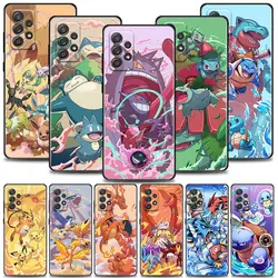 Snorlax Gengar Pokemon Anime Case For Samsung Galaxy A13 4G A21S Case A13 A14 A23 A24 A02 A03 A04 S A11 A34 A32 Soft Phone Cover