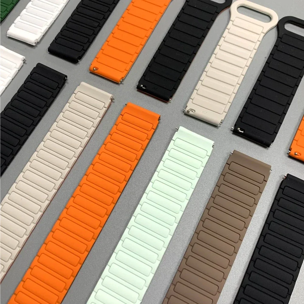 Magnetic Watch Strap 20mm 22mm For SUUNTO VERTICAL Silicone Strap For SUUNTO 3/9 PEAK/5 PEAK/PACE/OCEAN Bracelet Sport Wristband