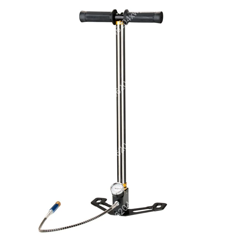 4500PSI 30MPA 40MPA 3 Stage PCP Hand Pump Stainless Steel Manual Air Pump with Oil Water Separator