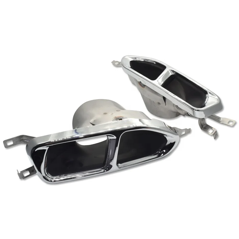 SYPES Silver Stainless Steel G11 Exhaust Pipe for  7 Series G11 G12 2019-2020  Exhaust Pipe Muffler Tips