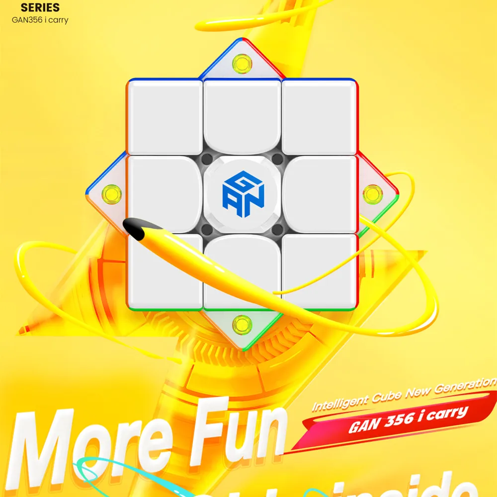 GAN356 i Carry S Cube Intelligent gan356 Bluetooth Cube de vitesse Intelligent Speedcube 3x3x3 Cube magique professionnel jouets pour les enfants